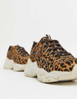 leopard skechers sneakers