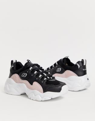 skechers d'lites 3 femme rose