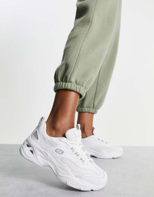 Skechers D Lites 4.0 Fresh Diva Baskets Blanc ASOS