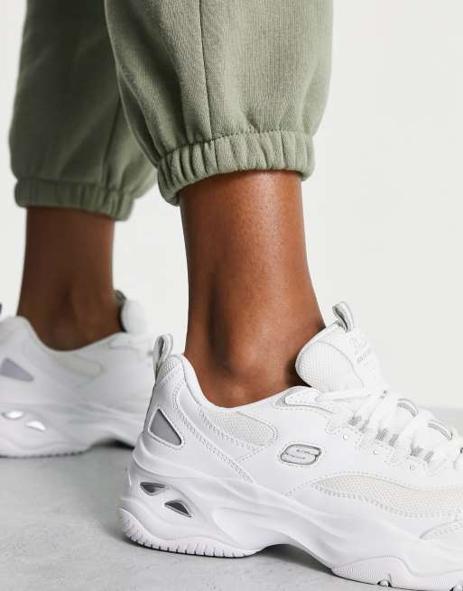 Skechers d'lites 2 blanco new arrivals