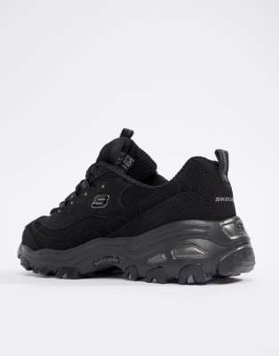 skechers d'lites noir