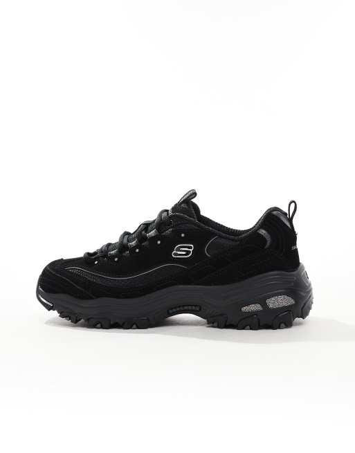 Skechers - D'Lites - Baskets en toile - Noir, 2 de 5
