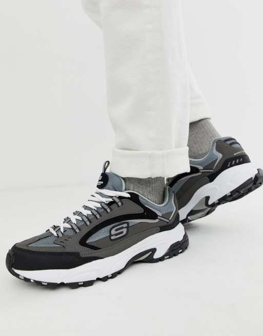 Skechers Men's Stamina Cutback Memory Foam X-Wide Sneaker