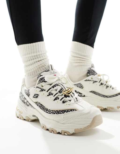 Skechers D'lites DVF sneakers in beige