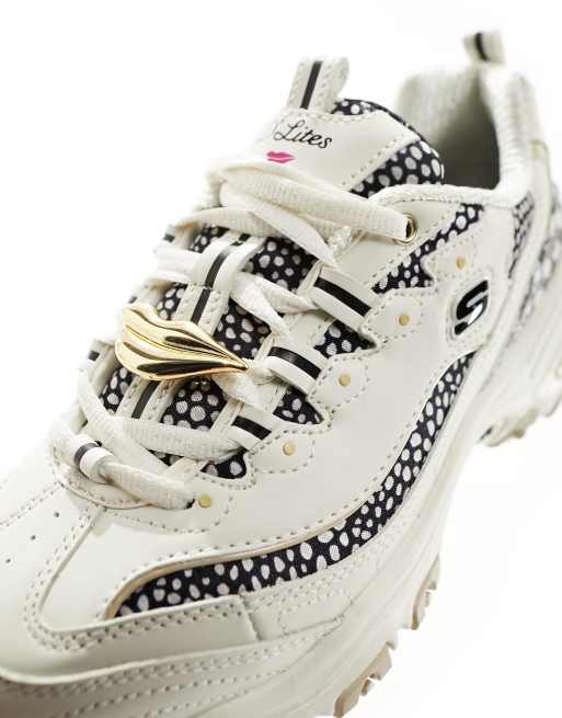 Skechers d lite store beige