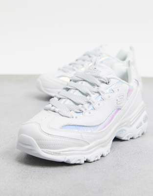 skechers d'lites 2 femme argent