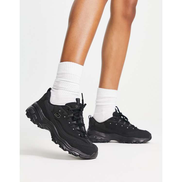 Skechers d'lites shop femme noir