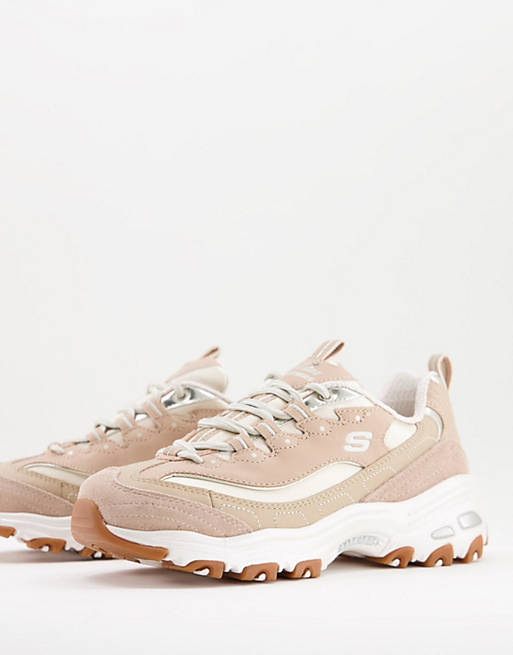  Trainers/Skechers D'Lites trainers in tan 