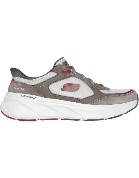 Skechers Edgeride erlon trainer in brown - view 1