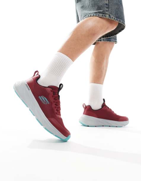 Skechers Edgeride rekze shoe in dark red - view 1