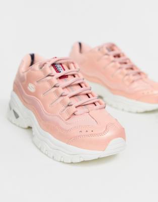 chaussures skechers rose