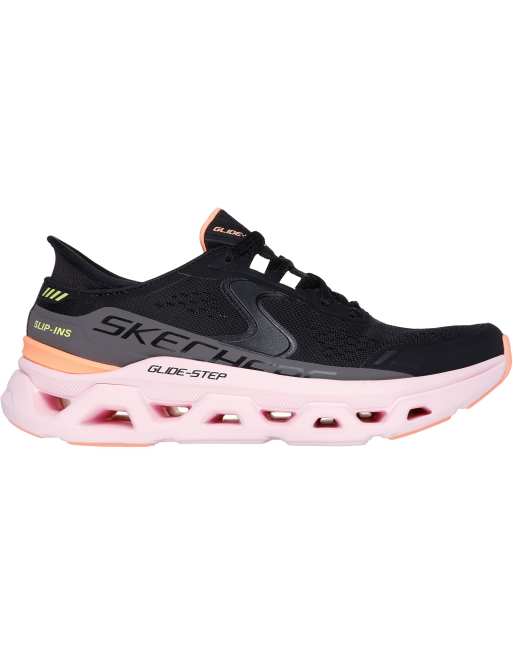 Skechers Glide-step altus trainers in black ASOS
