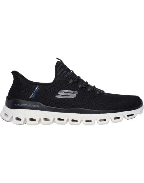 Skechers Glide-step noxus trainer in black - view 1