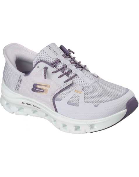 Skechers Glide-step pro trainers in lavender - view 1