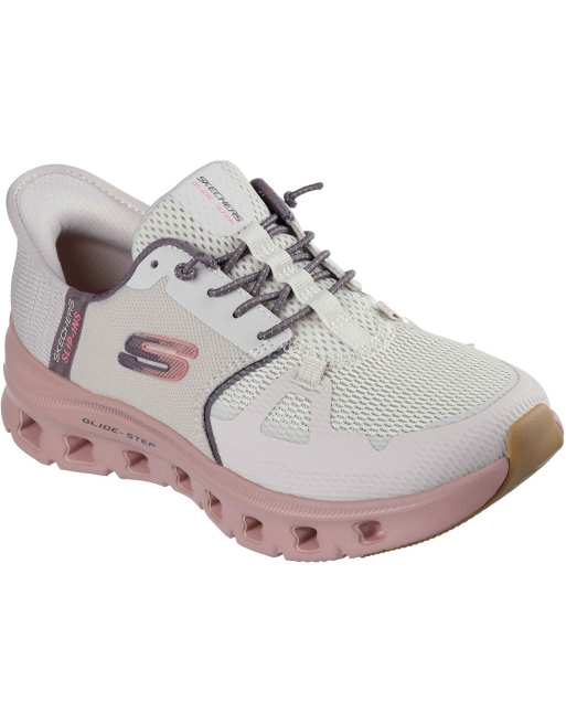 Skechers Glide-step pro trainers in taupe, 3 of 3