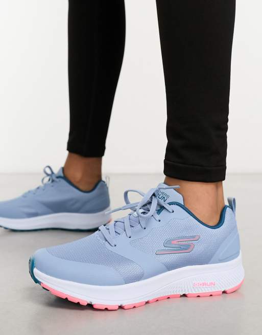 Skechers GO RUN Consistent Lunar Night Shoe in Blue