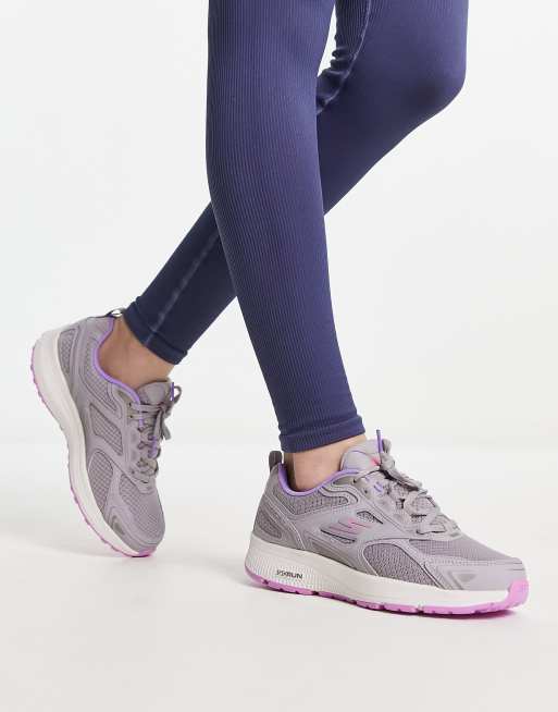 Skechers Go Run Consistent running trainers in grey ASOS