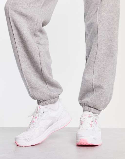 deze Verschrikking Schandelijk Skechers Go Run Consistent trainers in white and pink | ASOS