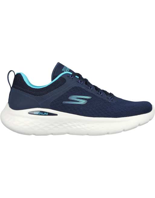 Skechers go run lite trainers in navy