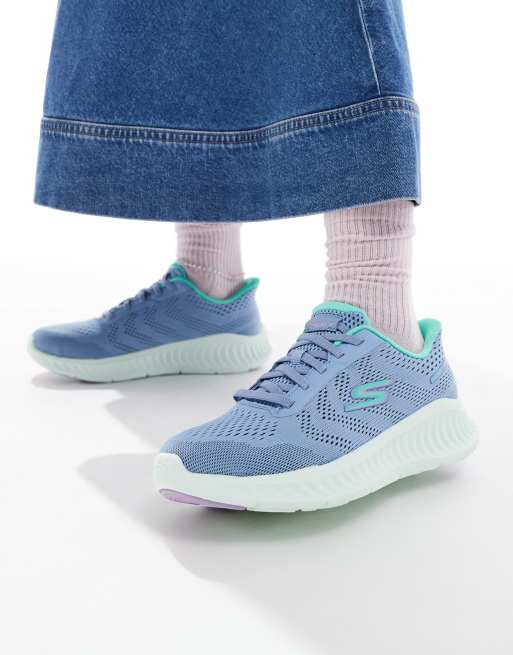 Skechers Go walk now khloe trainers in blue