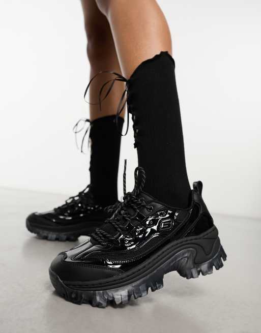 SKECHERS x DOJA CAT HI-RYZE★厚底★コラボ★ブラック系 SKECHERS x DOJA CAT HI-RYZE☆厚底☆コラボ☆ブラック系