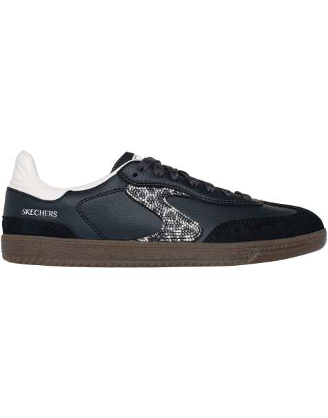 Skechers Hotshot shimmering spots trainer in black - view 1