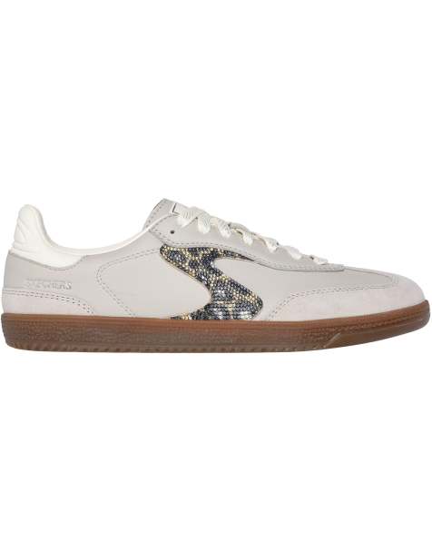 Skechers Hotshot shimmering spots trainer in taupe - view 1