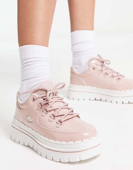 Overblijvend Geruïneerd lijden Skechers Jammers chunky sole sneakers in patent pink | ASOS