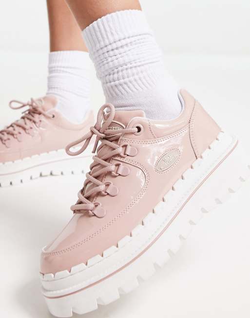 Skechers Jammers chunky patent pink | ASOS