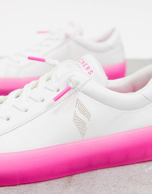 Pink store sole shoes