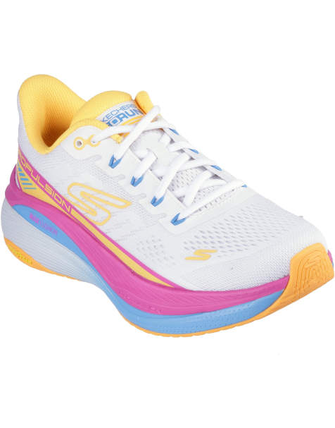 Skechers Max cushioning propulsion trainer in white - view 1