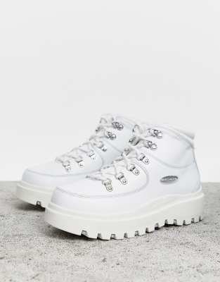 Skechers White Mountbay Sneaker Boot - Women