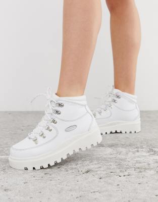 skechers women's shindigs lace up boot