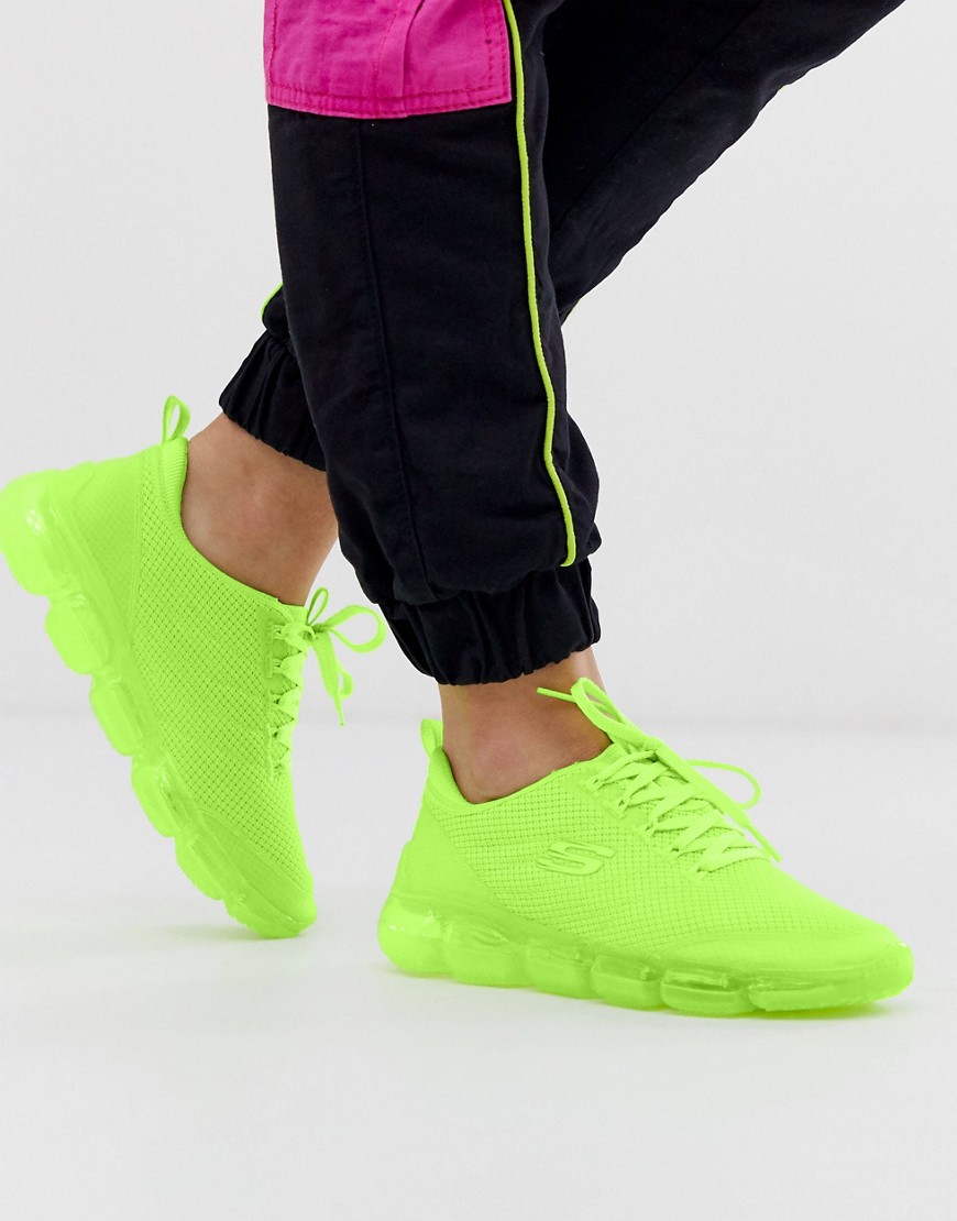 Skechers - Skech 92 neongrønne sneakers