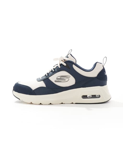 Skechers Skech air court yatton trainer in navy