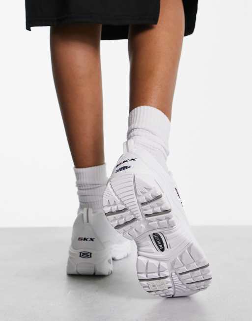 Skechers – SKX Energy – Vita sneakers i läder, 2 av 4