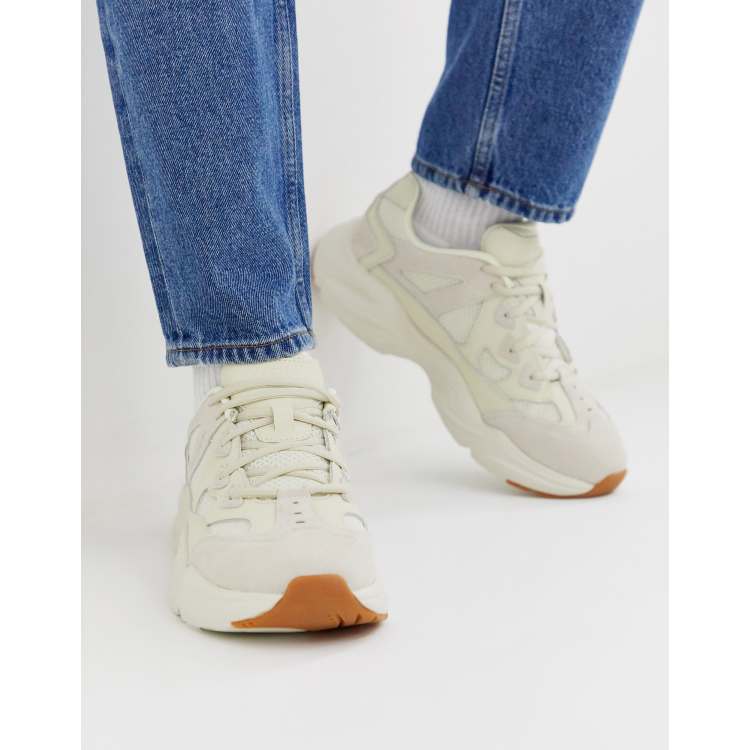 Skechers Stamina Airy chunky trainers in off white ASOS