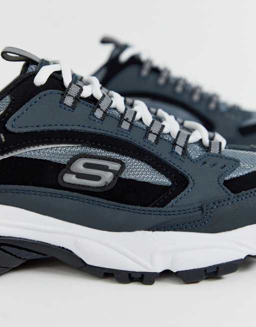 Skechers stamina grey on sale