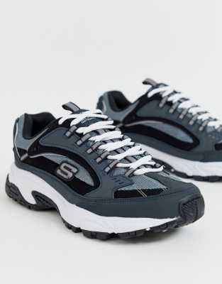 skechers stamina cutback grey