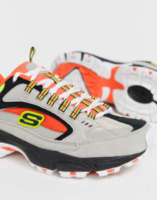 skechers stamina cutback orange