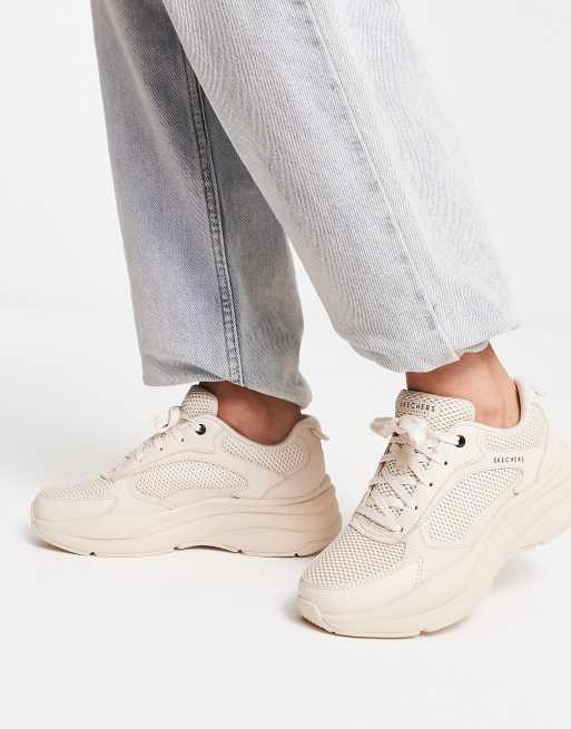 Skechers cheap beige sneakers