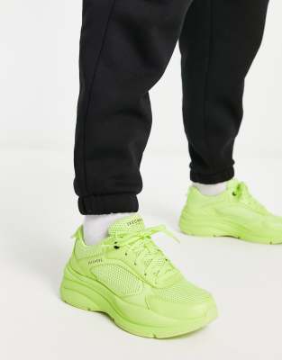 Skechers Street Twisterz Sneakers In Lime Green