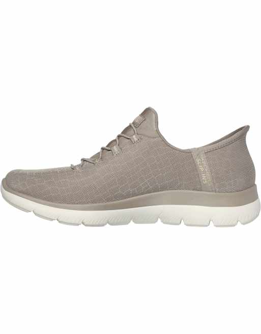 Skechers Summits classy night shoe in taupe ASOS