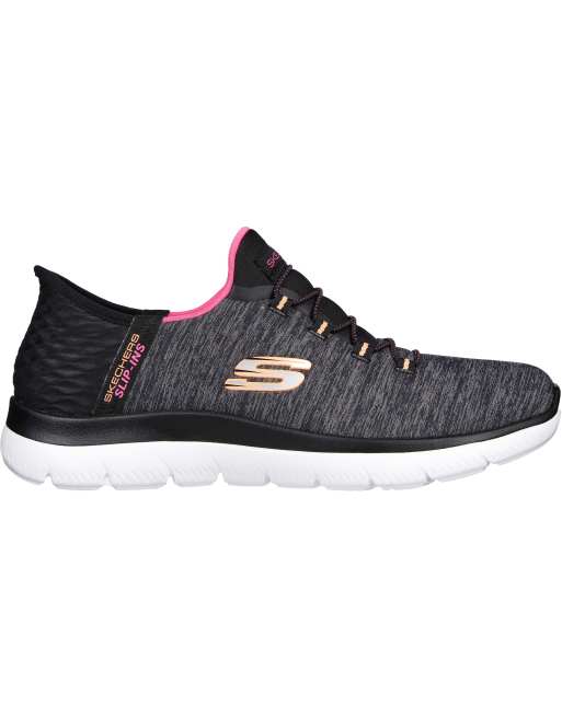 Skechers Summits dazzling haze trainers in black