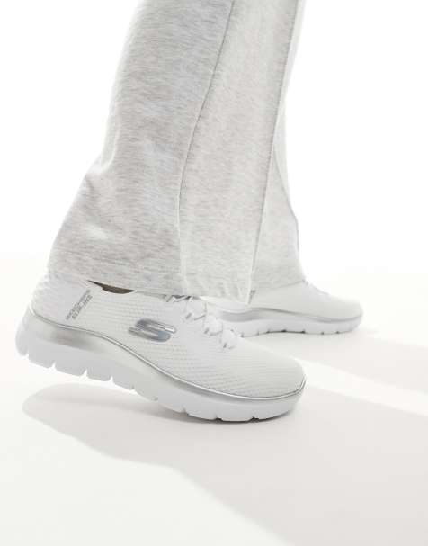 Skechers Summits - diamond dream trainer in white - view 1