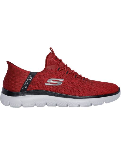 Skechers Summits key pace shoe in red