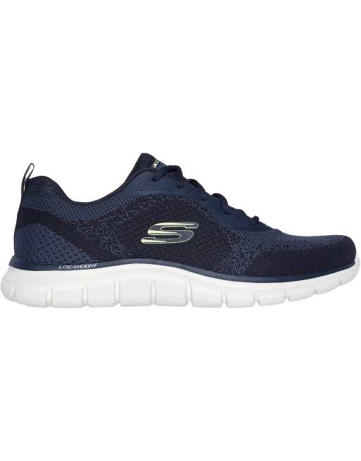 Skechers Track glendor shoe in navy