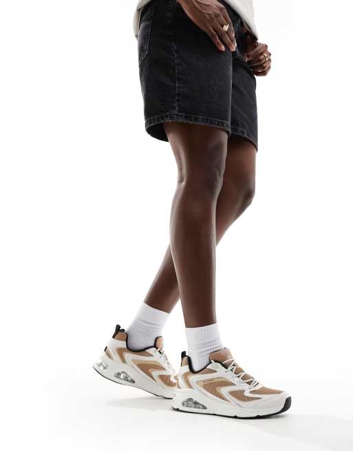Skechers khaki trainers clearance