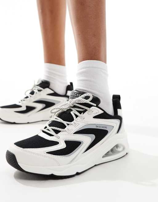 Skechers – Tres Uno Air – Netzstoff-Sneaker in Schwarz , 5 von 5