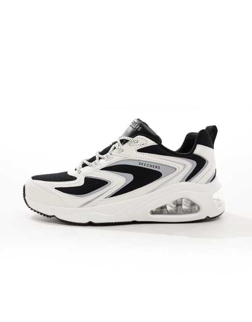 Skechers - Tres Uno Air - Sneakers met mesh in zwart , 2 van 5